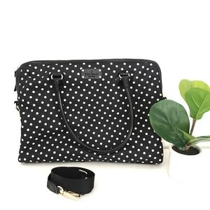 🚫sold🚫Kate Spade polka dot messenger laptop bag